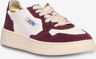 Autry Niedrige zweifarbige Schnürsneakers Medalist