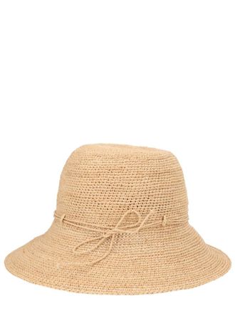Helen Kaminski Beige Woven Bucket Hat