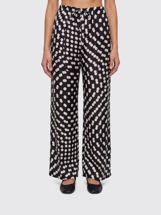 Dries Van Noten Pantaloni palazzo Dries Van Noten in misto seta a pois