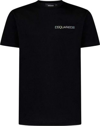 Dsquared2 Cool Fit T-Shirt In Black Cotton Jersey
