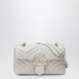 Gucci Small white GG Marmont shoulder bag