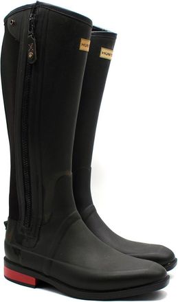 Hunter Black Slim Fit Wellington Boots Size 37
