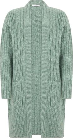 Fedeli C&aacute;rdigan Largo - Knitwear - Mujer - Verde - M
