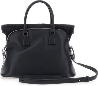 Maison Margiela Calf Leather Crossbody Bag - Black