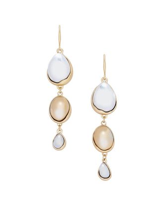 Saachi Saachi Triplicity Orb Dangle Earrings