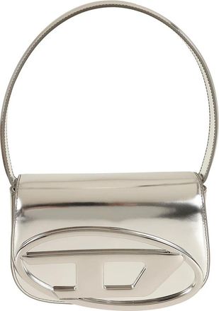 Diesel Stijlvolle 1DR Tas - Dames - Handtassen - Grijs - ONE Size - Leer - Tassen