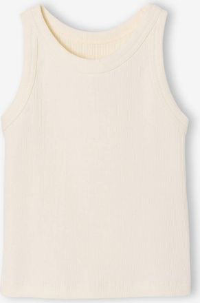 Vertbaudet M&auml;dchen Tr&auml;gertop aus Ripp wollwei&szlig;