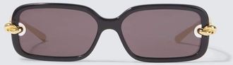 Bottega Veneta Knot rectangular sunglasses