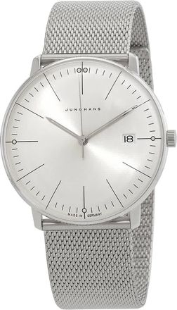 Junghans Max Bill Quartz Silver Dial Mens Watch 41/4463.46