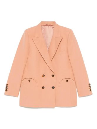 Blazé Milano Blazer met dubbele rij knopen - Roze
