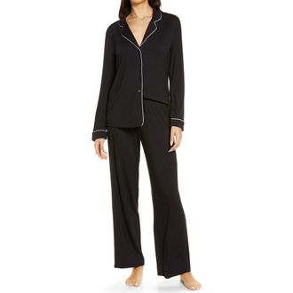 Nordstrom Moonlight Eco Knit Pajamas in Black at Nordstrom, Size X-Small