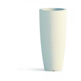 Monacis Vaso De Pol&iacute;mero Monacis Stilo Redondo Blanco - &Oslash; 33 Cm. - H 70 Cm
