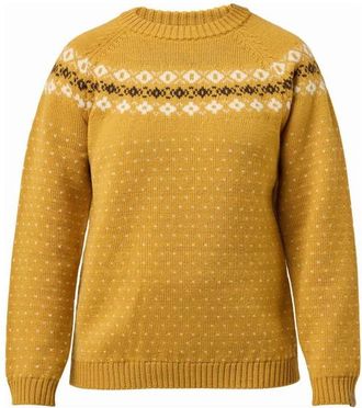 Ivanhoe of Sweden Sire Crewneck Wollpullover f&uuml;r Damen | gelb