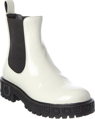 Ferragamo Patent Bootie