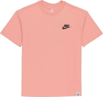 Nike Mens Nike Back Avatar Printing Loose Casual Short Sleeve Light Madder Brown T-Shirt DQ1005-824