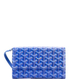 Goyard Varenne Continental Wallet with Strap Coated Canvas