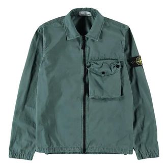 Stone Island Zip Pocket Overshirt Petroleum 7415117WN-V0157
