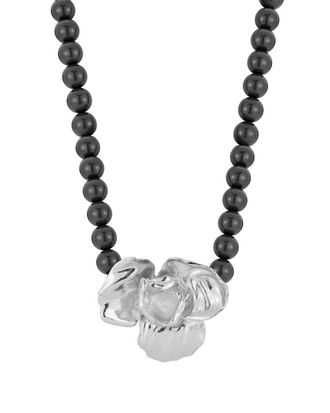 Sphera Milano Plated Orchid Necklace