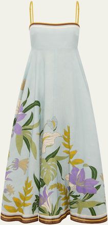 Alemais Alfie Linen Midi Dress