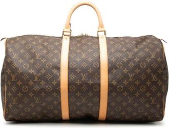 Louis Vuitton Pre-owned Keepall 55 - - Pre-owned - Donna - Marrone - ONE SIZE