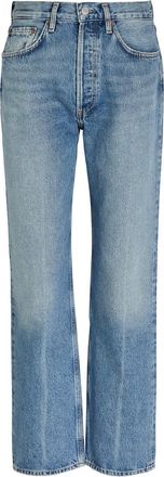 A Gold E Agolde Lana Straight-leg Jeans - Blue - 27 (W27 / UK8-10 / S)