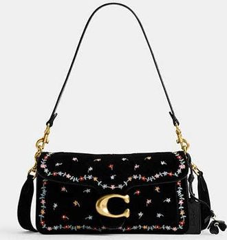 Coach Tabby Shoulder Bag 26 With Dainty Embroidery