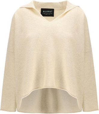 Alanui Beige Cashmere Womens Sweater