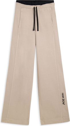 Freddy Pantaloni wide leg in felpa con stampa Flow