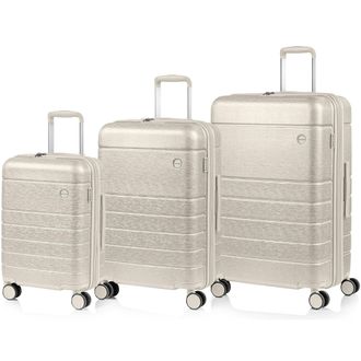 Champs Luggage Linen II / 3-Piece Luggage Set / Ivory