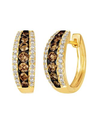 Le Vian Sustainability 14K 1.50 Ct. Tw. Diamond Hoop Earrings