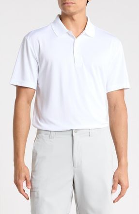PGA TOUR Short Sleeve Solid Golf Polo in Bright White at Nordstrom Rack, Size Xx-Large