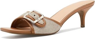 Tommy Hilfiger Camhila Womens Sandals Medium Natural : 8.5 M, Faux Leather