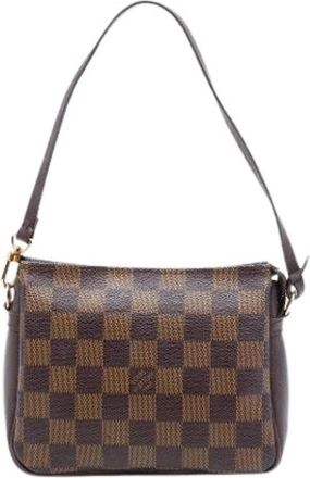 Louis Vuitton Pre-owned Trousse Pochette - Dames - Vintage Schoudertas - Bruin - ONE Size - Vintage