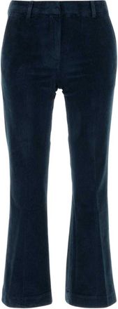Pantaloni Torino Jane Cropped Broeken - Dames - Vrijetijds broeken - Blauw - S - Broeken