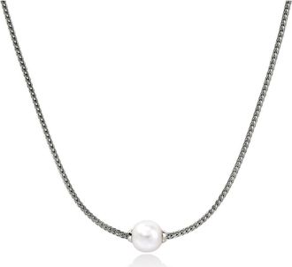 John Hardy JH Essentials Pearl Necklace, 1.8mm in Silver at Nordstrom, Size 18