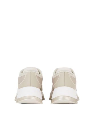 Calvin Klein Womens 2 Piece Sole Runner Sneaker Gray Rubber