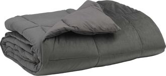 vidaXL Edred&oacute;n De Verano 200 X 200 Cm Verano Gris Claro Transpirable Vidaxl