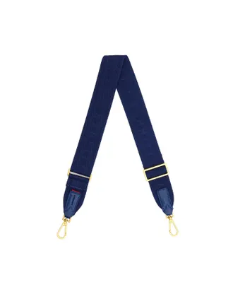 Hammitt Hammitt Webbing Crossbody Strap Riviera Navy Brushed Gold