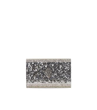Kurt Geiger Party Eagle Silver Clutch Bag