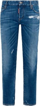 Dsquared2 Slim-fit Jeans - Dames - Slim Fit Jeans - Blauw - XS - Jeans