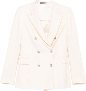 Tagliatore Blazers, female, Beige, 2XS, Tagliatore Dresses Cream