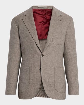 Brunello Cucinelli Men & apos;s Cavallery Twill Sport Jacket