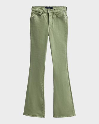 Veronica Beard Beverly High-Rise Skinny Flare Jeans
