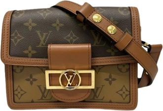 Louis Vuitton Pre-owned Cross Body Bags, female, Brown, Size: ONE SIZE Pre-owned Monogram Reverse Cross Body Bag