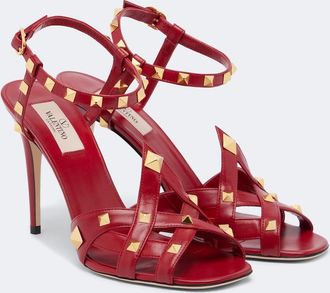 Valentino Garavani Studdy leather slingback sandals