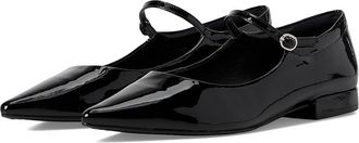 Vince Camuto Eloise Mary Jane Flat Womens Flat Shoes Black : 9.5 M, Leather/Polyester/Rubber