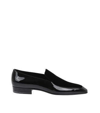 Saint Laurent Black Gabriel Loafers