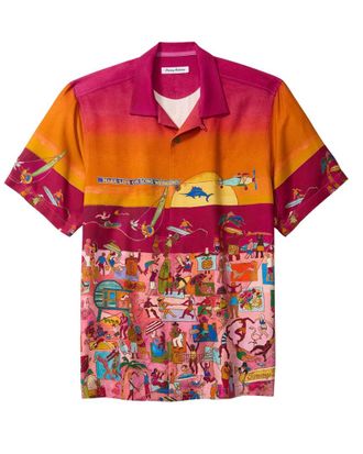 Tommy Bahama Scenic To Believe It Silk Camp Shirt