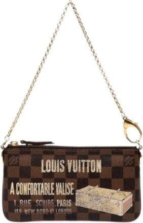 Louis Vuitton Pre-owned Clutches, female, Brown, Size: ONE SIZE Pre-owned Plastic Clutch