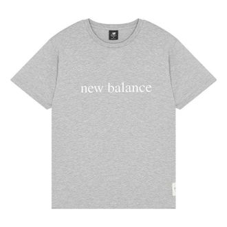 New Balance Essentials Logo T-Shirt Asia Sizing Grey AMT21566-AG